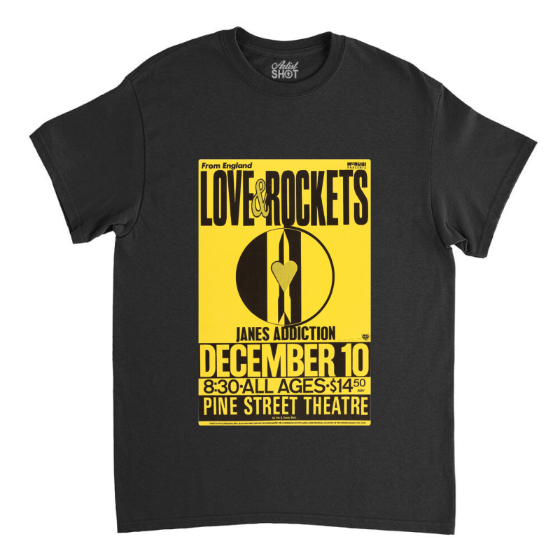 For Mens Womens Love And Rockets Jane_s Addiction Music Vintage Retro Classic T-shirt by cm-arts | Artistshot