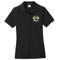 Aloha Hawaii Hawaiian Island Palm Beach Surfboard Surf Ladies Polo Shirt | Artistshot