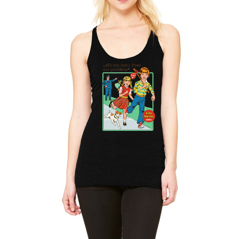 Lets Run Away Classic Racerback Tank by cm-arts | Artistshot