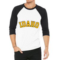 Idaho Baseball Tee, Vandal, College, Potatoe State, Gift Raglan Baseba 3/4 Sleeve Shirt | Artistshot