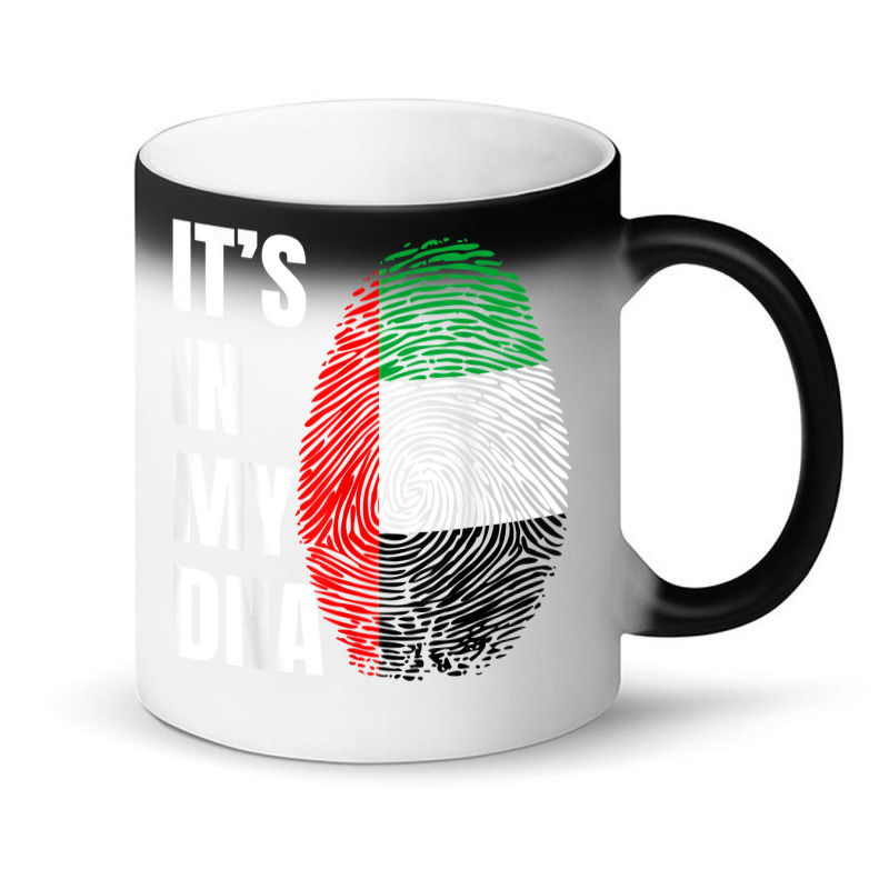 Fingerprint Dna Biometry Flag Arabic Emirates T Shirt Magic Mug by cm-arts | Artistshot