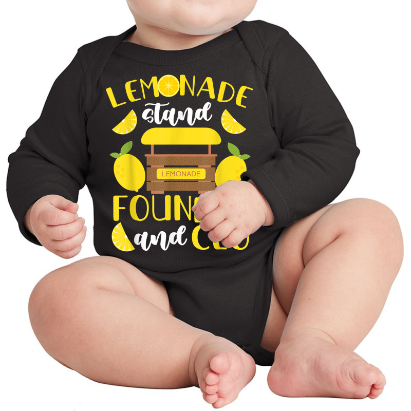 Lemonade Stand Founder And Ceo T Shirt Long Sleeve Baby Bodysuit by cm-arts | Artistshot