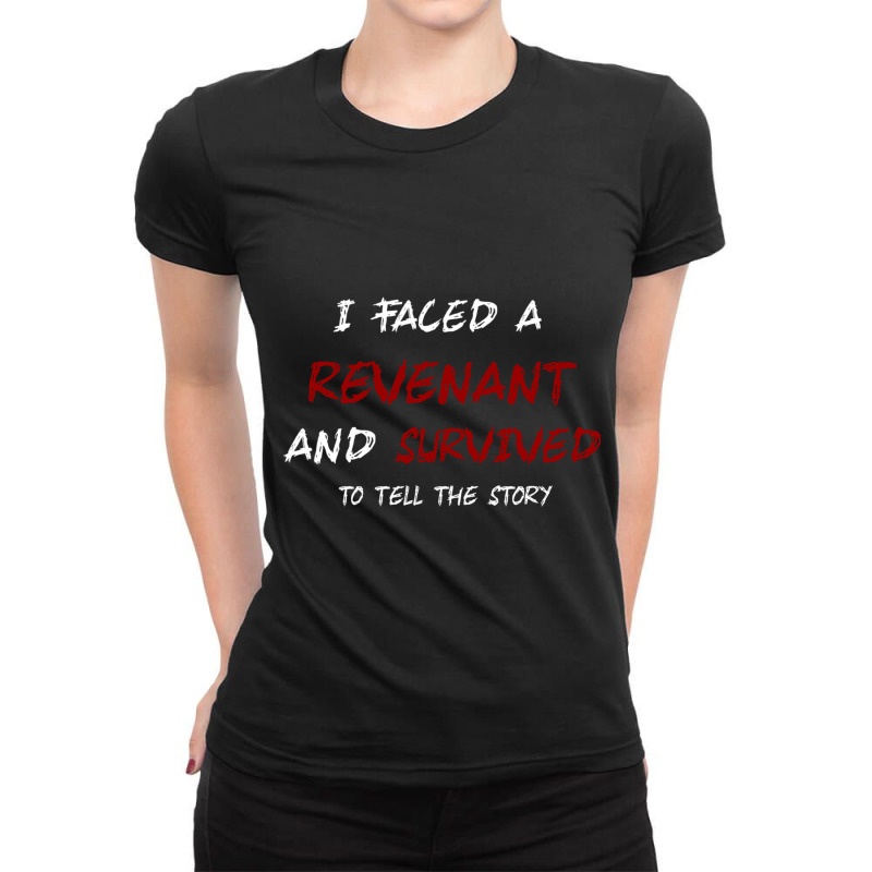 Phasmophobia I Faced A Revenant And Survived Ladies Fitted T-Shirt by CHRISTOPHEBARRERAS | Artistshot