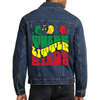 Three Little Birds Men Denim Jacket | Artistshot