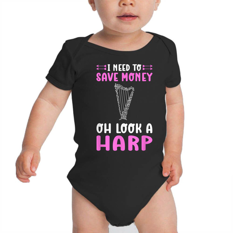 Harp Musician. For Harpist, Harp Girls And Harp Players T Shirt Baby Bodysuit | Artistshot