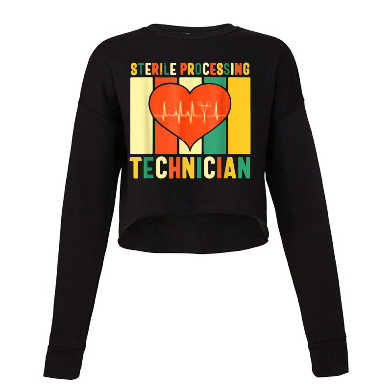 Sterile Processing Technician Funny Medical Gift T Shirt Cropped Sweater by cm-arts | Artistshot