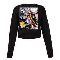 My Favorite People Hotshot Okay Roy Lichtenstein Music Vintage Retro Cropped Sweater | Artistshot