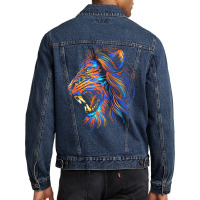 The Color Of Rage Men Denim Jacket | Artistshot