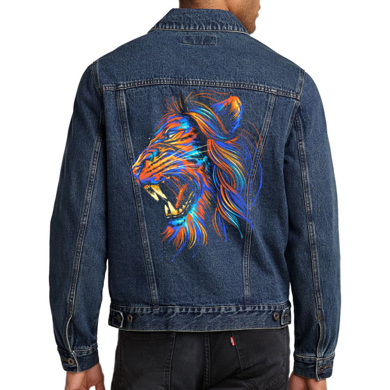 The Color Of Rage Men Denim Jacket | Artistshot