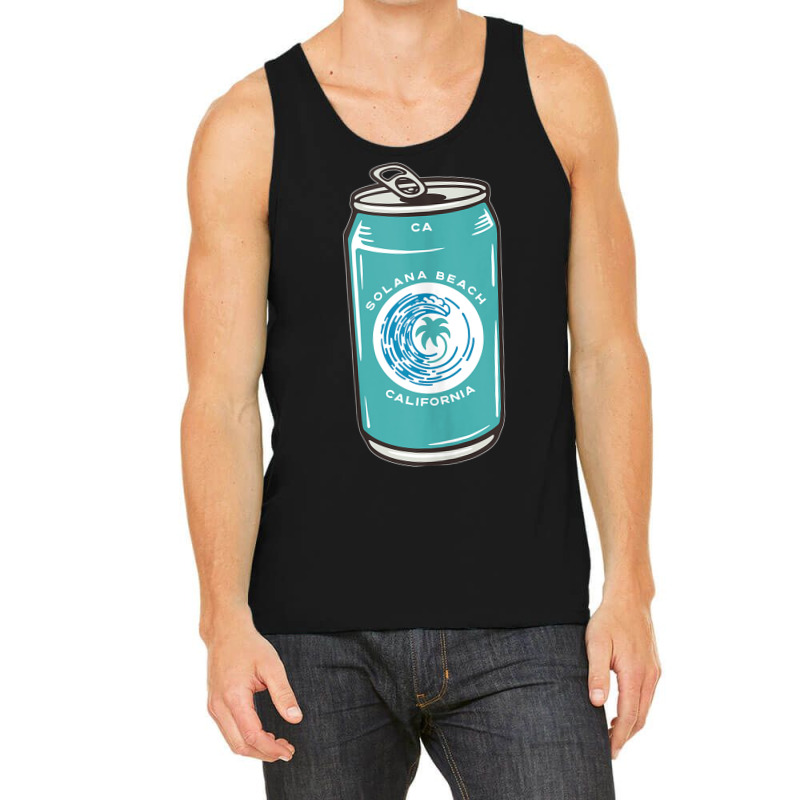 Solana Beach California Ca Beer Soda Pop Drinking Souvenir Tank Top Tank Top by cm-arts | Artistshot