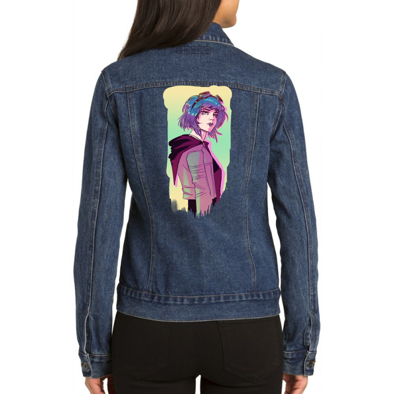 Ramona Ladies Denim Jacket by Aiello Mcdade | Artistshot