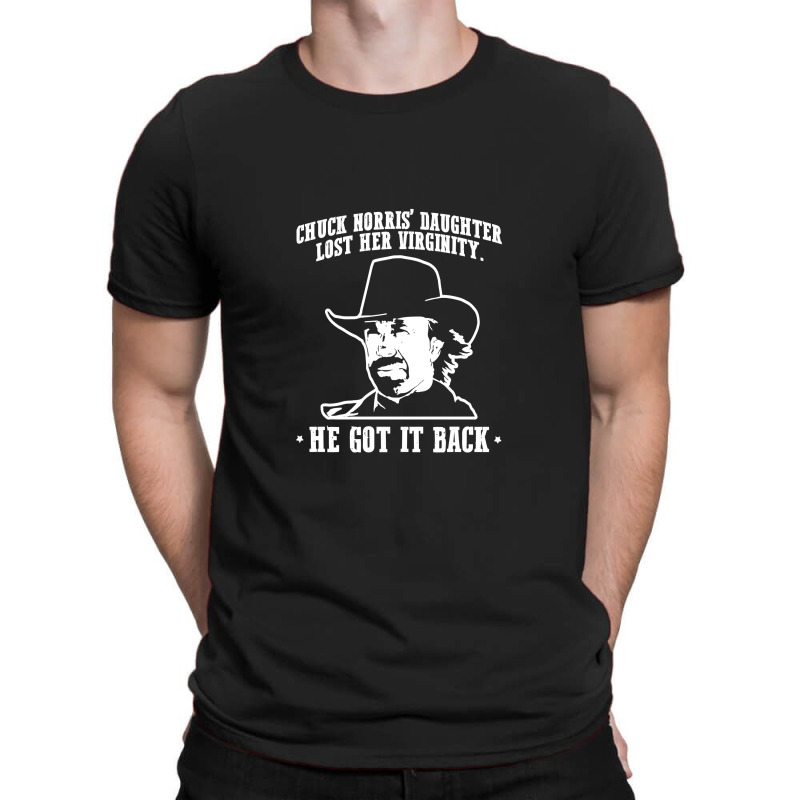 Chuck Norris Daughter Virginity Quote T-shirt | Artistshot