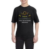 America Totality 04 08 24 Total Solar Eclipse 2024 Arkansas Youth Tee | Artistshot