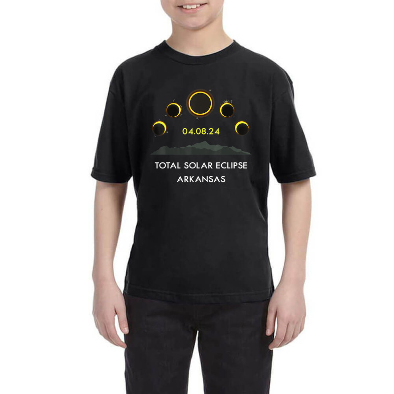 America Totality 04 08 24 Total Solar Eclipse 2024 Arkansas Youth Tee by cm-arts | Artistshot