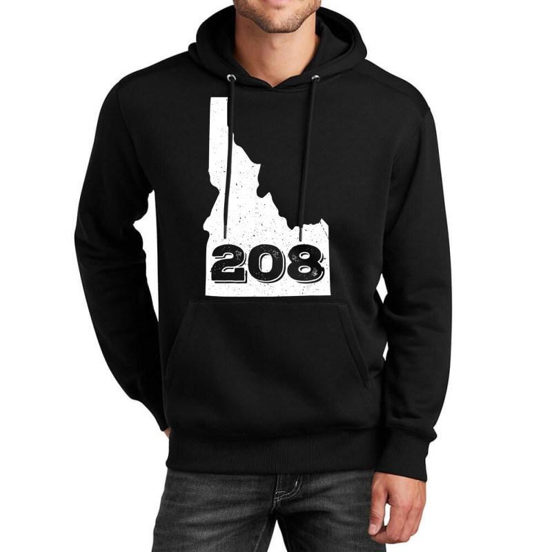 Area Code 208 Boise Idaho Home State Unisex Hoodie by cm-arts | Artistshot