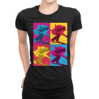 Scott Pilgrim Vs The World Pop Art Ladies Fitted T-shirt | Artistshot