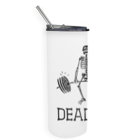 Deadlift Funny Halloween Skeleton Weight Lifting Workout Tank Top Skinny Tumbler | Artistshot