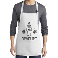 Deadlift Funny Halloween Skeleton Weight Lifting Workout Tank Top Medium-length Apron | Artistshot