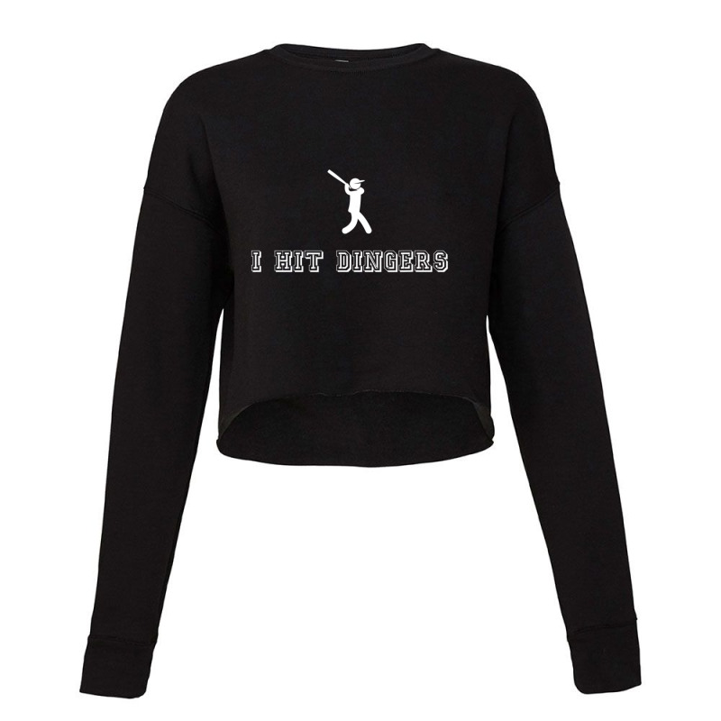 Big Al's I Hit Dingers Cropped Sweater by cm-arts | Artistshot