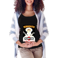 Martini Vermouth Martini Vermouth Martini Vermouth Maternity Scoop Neck T-shirt | Artistshot