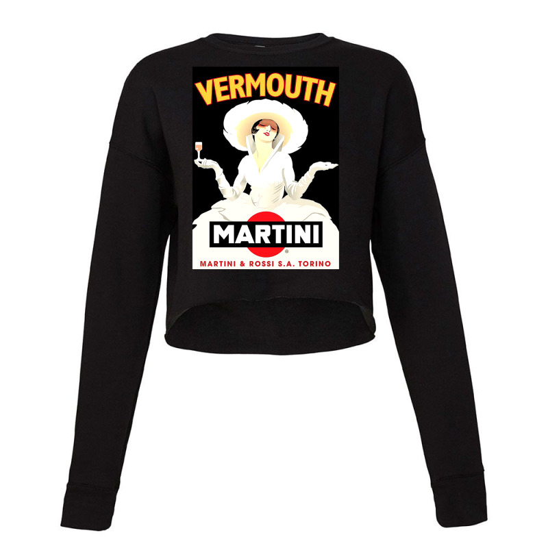 Martini Vermouth Martini Vermouth Martini Vermouth Cropped Sweater by cm-arts | Artistshot