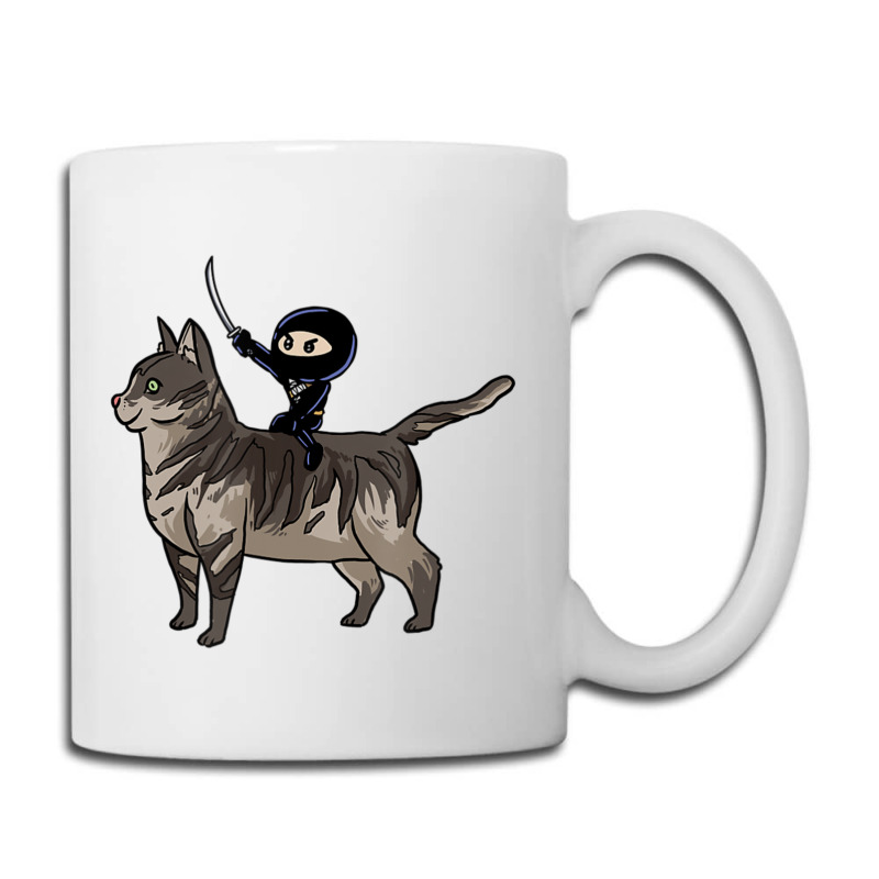 American Curl Cat Tomo Ninja Riding Fantasy Anime Coffee Mug | Artistshot