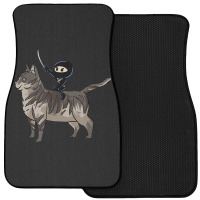 American Curl Cat Tomo Ninja Riding Fantasy Anime Front Car Mat | Artistshot