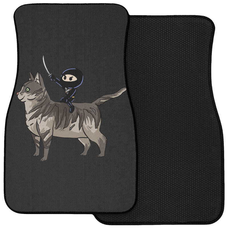 American Curl Cat Tomo Ninja Riding Fantasy Anime Front Car Mat | Artistshot