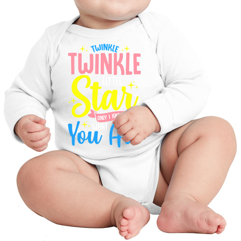 Twinkle Twinkle Little Star! Keeper Of The Gender Long Sleeve T Shirt Long Sleeve Baby Bodysuit | Artistshot