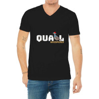 California Quail Whisperer Lovely Quails Farmer Christmas T Shirt V-neck Tee | Artistshot