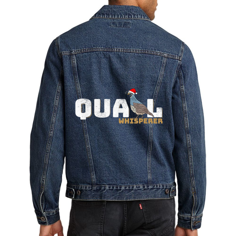 California Quail Whisperer Lovely Quails Farmer Christmas T Shirt Men Denim Jacket by cm-arts | Artistshot