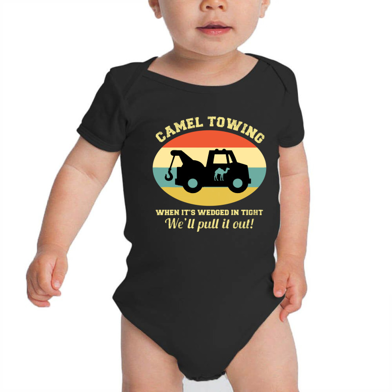 Camel Towing Retro Adult Humor Saying Baby Bodysuit by GassPoll | Artistshot