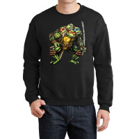 Turtle Monster, Turtle Green Monster, Turtle Green, Turtle Monster Lov Crewneck Sweatshirt | Artistshot