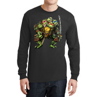 Turtle Monster, Turtle Green Monster, Turtle Green, Turtle Monster Lov Long Sleeve Shirts | Artistshot