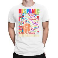 Hispanic Heritage Month Latin Country Flags T Shirt T-shirt | Artistshot