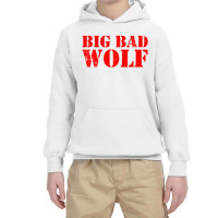 Big Bad And Wolf Funny Wolves Youth Hoodie | Artistshot