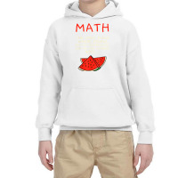 Math And Watermelons Mathematics Calculation Numbers T Shirt Youth Hoodie | Artistshot