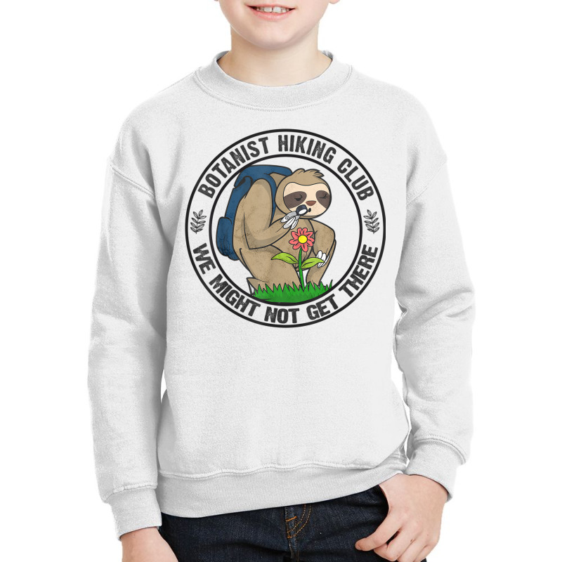 Botanist Sloth Hiking T Shirt Youth Sweatshirt by cm-arts | Artistshot