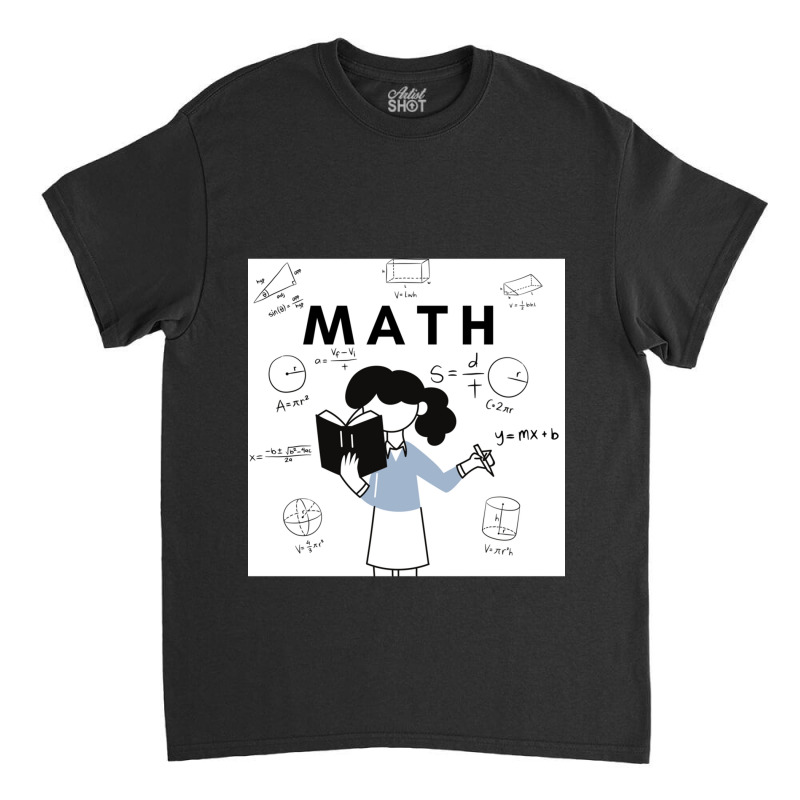 School Subject Maths Classic T-shirt | Artistshot