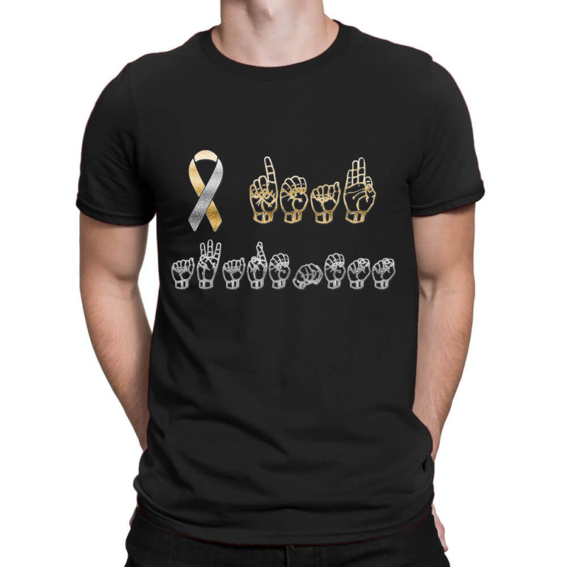 Asl American Sign Language Deaf Awareness T-Shirt by Bertrand Angulo | Artistshot