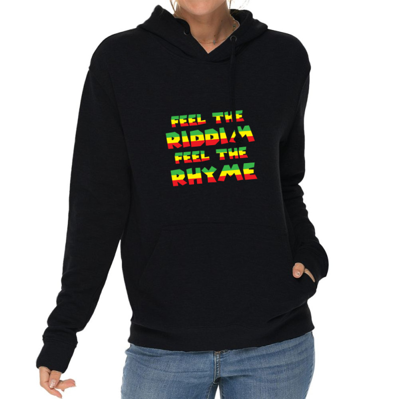 Cool Runnings Feel The Riddim Feel The Rhyme Lightweight Hoodie | Artistshot