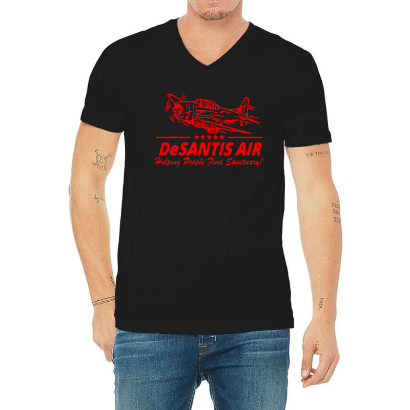 Trump Desantis V-neck Tee | Artistshot