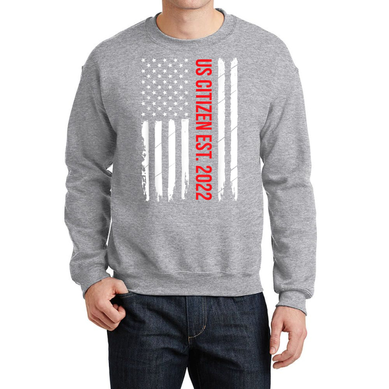 Proud Us Citizenship Decoration American New Usa Citizen Crewneck Sweatshirt | Artistshot