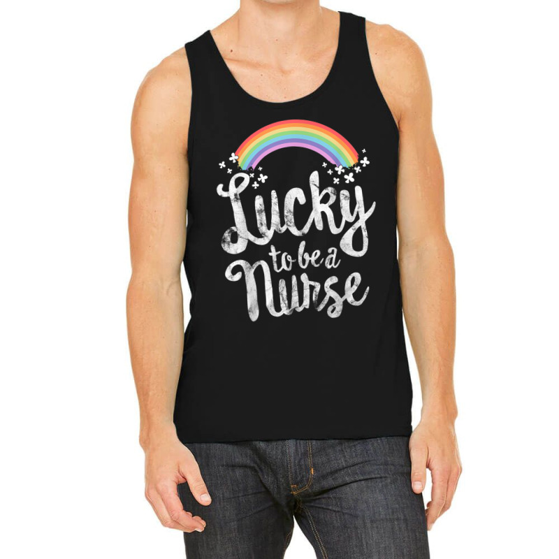 Lucky To Be A Nurse School St Patricks Day Gift Tank Top | Artistshot