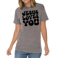 Vintage Retro Jesus Loves You Christian Vintage T-shirt | Artistshot