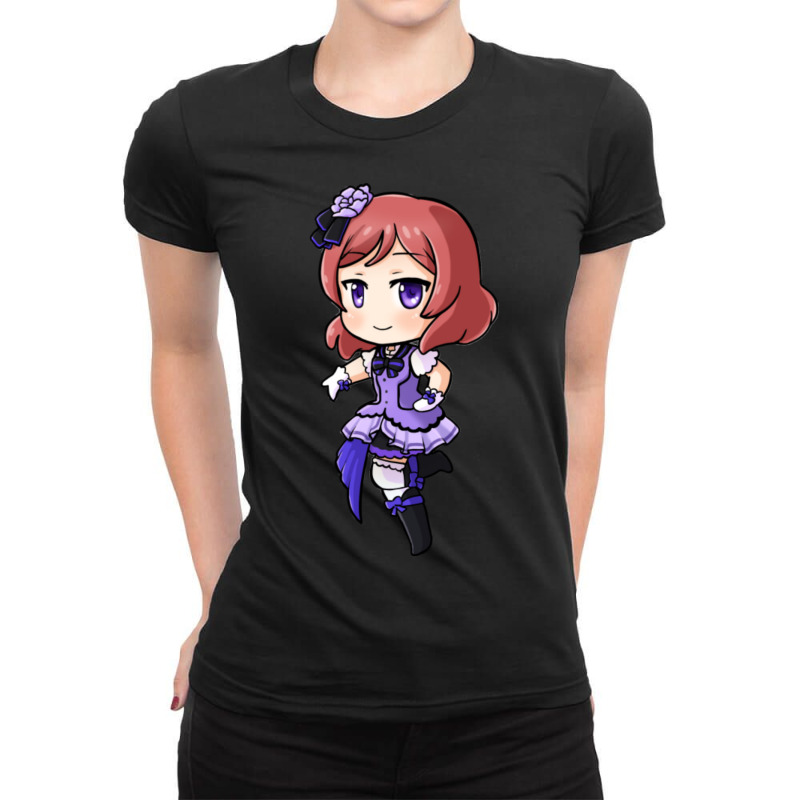 Maki Nishikino Chibi Ladies Fitted T-Shirt by Kuwannin528 | Artistshot