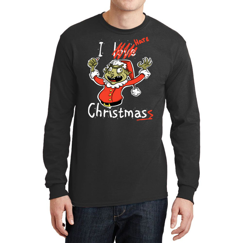 Grinch Hates Christmas, Grinch Hate Christmas, Grinch Hates, Christmas Long Sleeve Shirts by SHKUNLUD | Artistshot