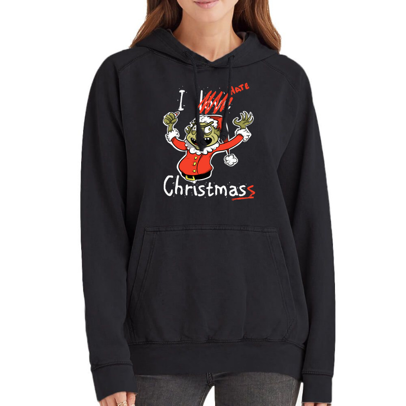 Grinch Hates Christmas, Grinch Hate Christmas, Grinch Hates, Christmas Vintage Hoodie by SHKUNLUD | Artistshot