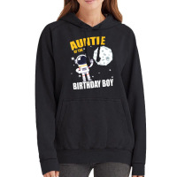 Auntie Of The Astronaut Birthday Boy Matching Vintage Hoodie | Artistshot