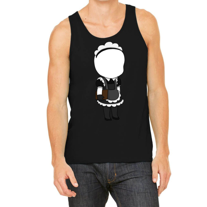 Slenderman Maid Chibi Tank Top | Artistshot